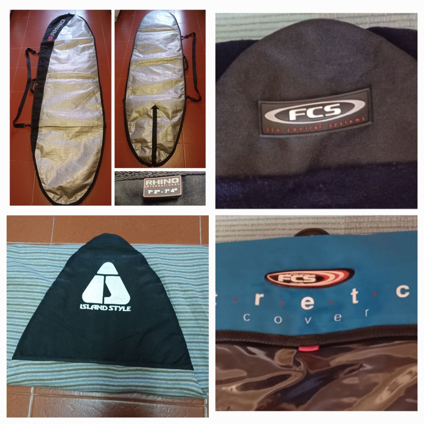 SURF: Fins FCS1/2 - Futures /Capas/ Deck/ Poncho