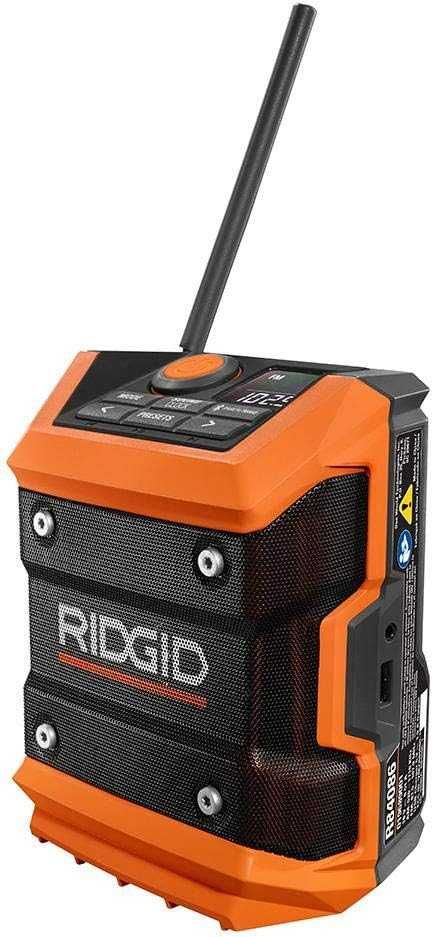 Ridgid R84086 18V Bluetooth будівельне радіо колонка Оригінал США