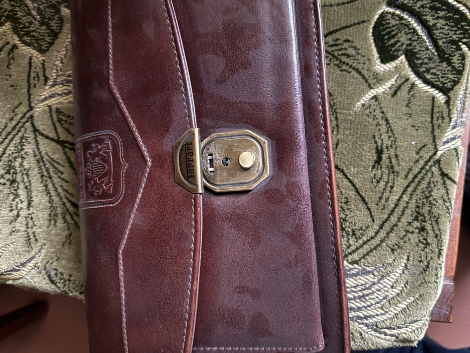 Шкіряна чоловіча барсетка