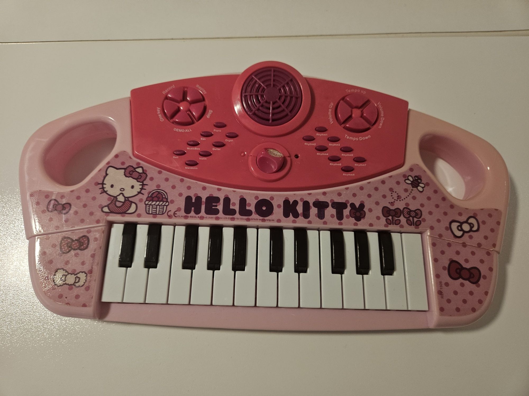 Piano criança Hello Kitty