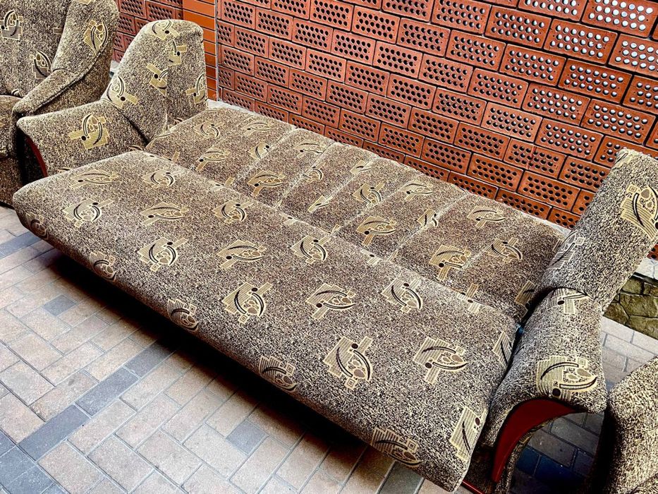 Комплект м'яких меблів "Лорд": диван-ліжко + 2 крісла Західна Україна