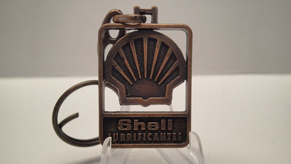 Porta Chaves antigo em metal  da Mobil Oil Portuguesa e da Shell