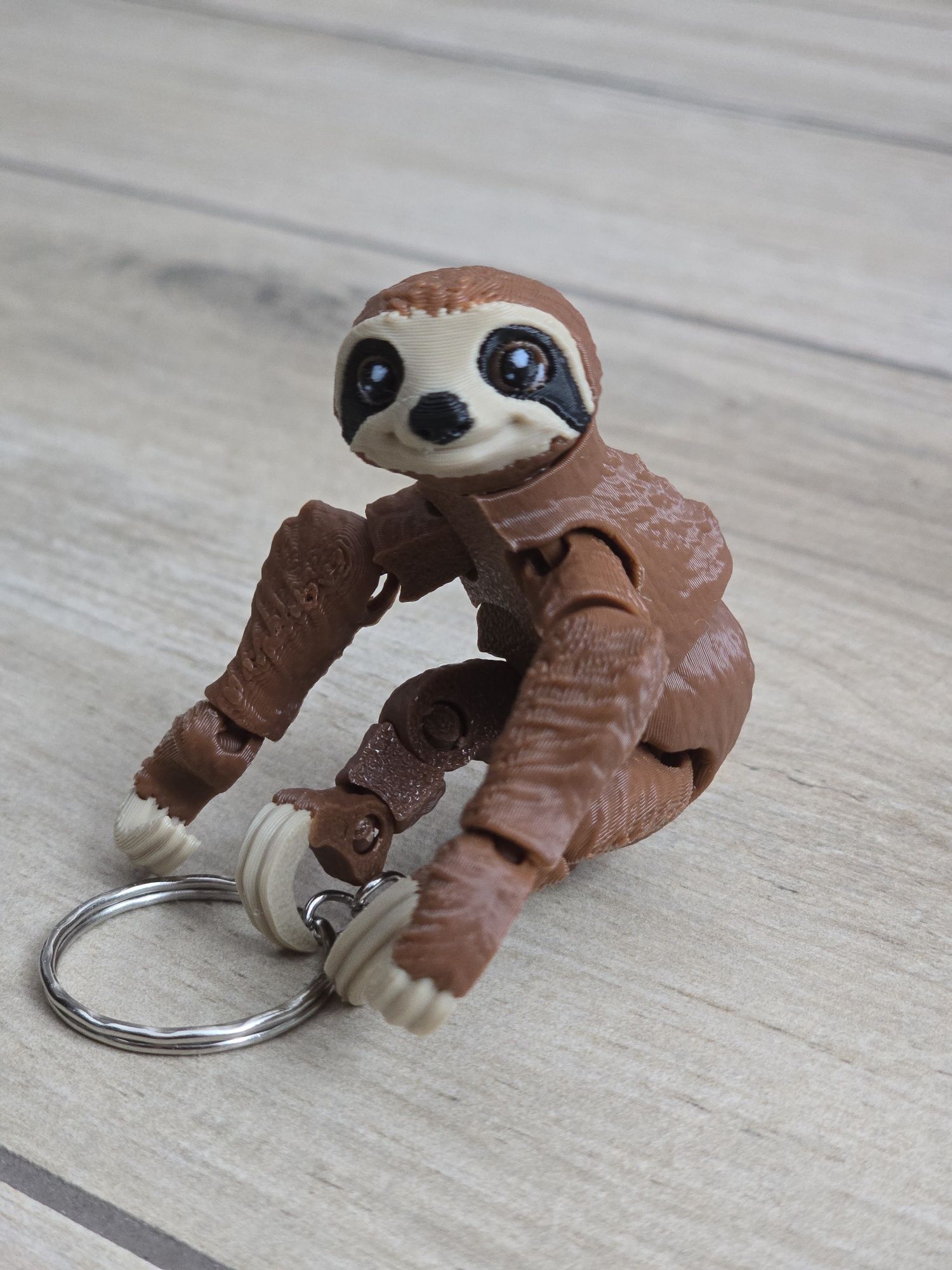 Breloczek Leniwiec 3d - Sloth Brelok Druk3d fidget Keychain