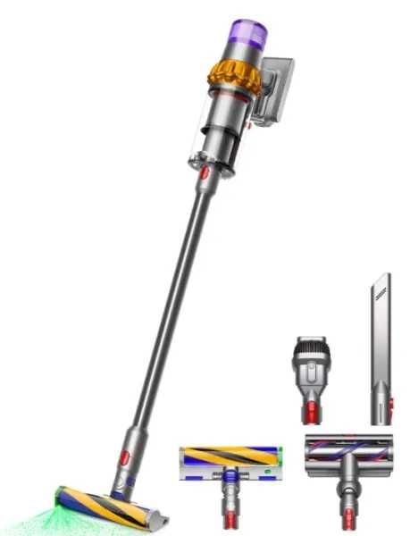 Пилосос Dyson V15 Detect Absolute 2023 Yellow/Nickel (446986-01)