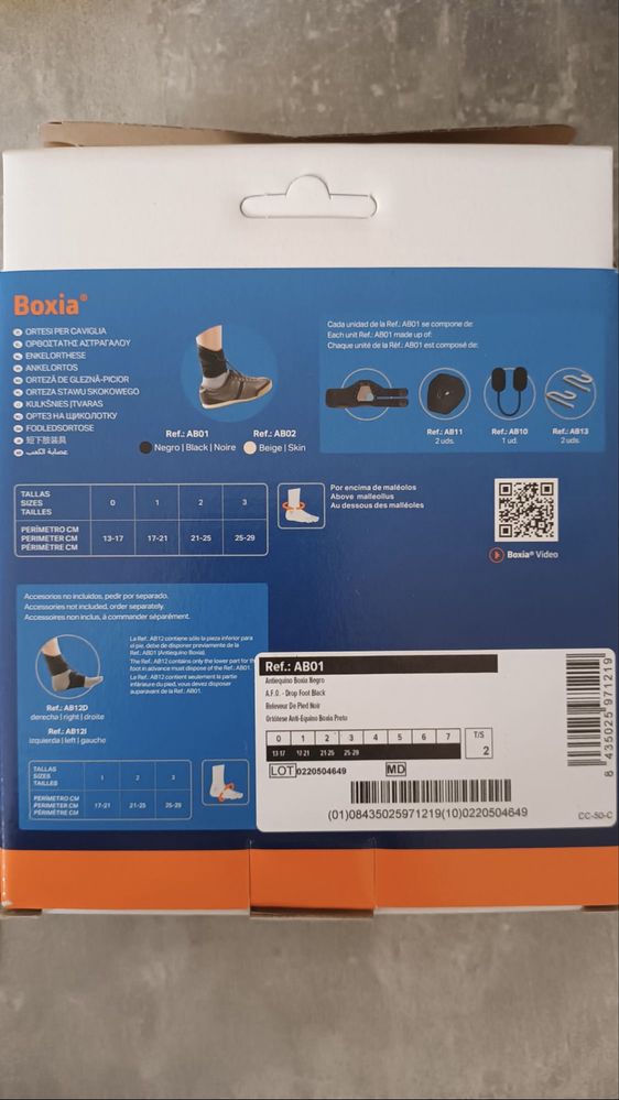 Ortótese Anti-Equino Boxia