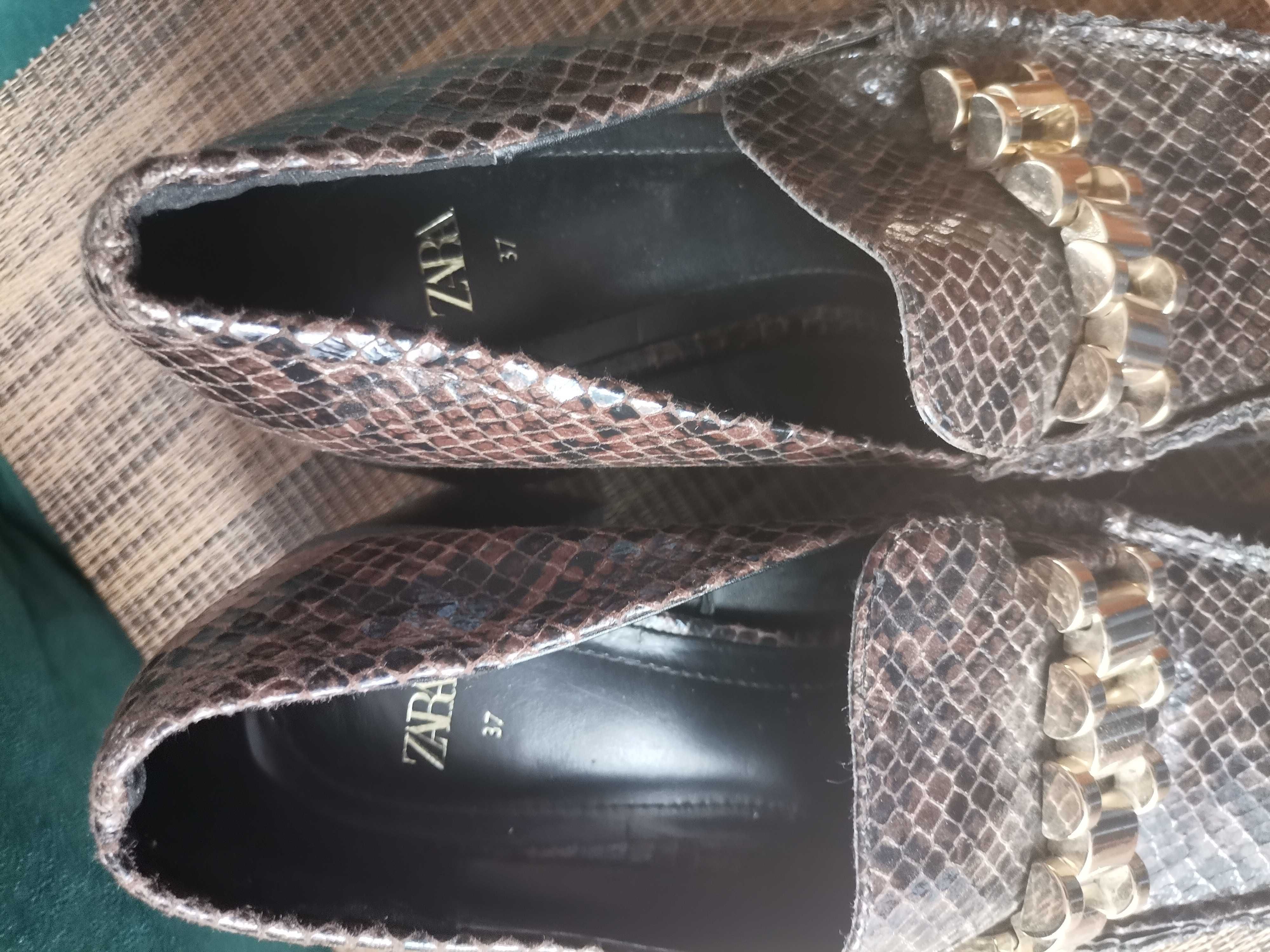 Mokasyny  Zara Buty Loafersy