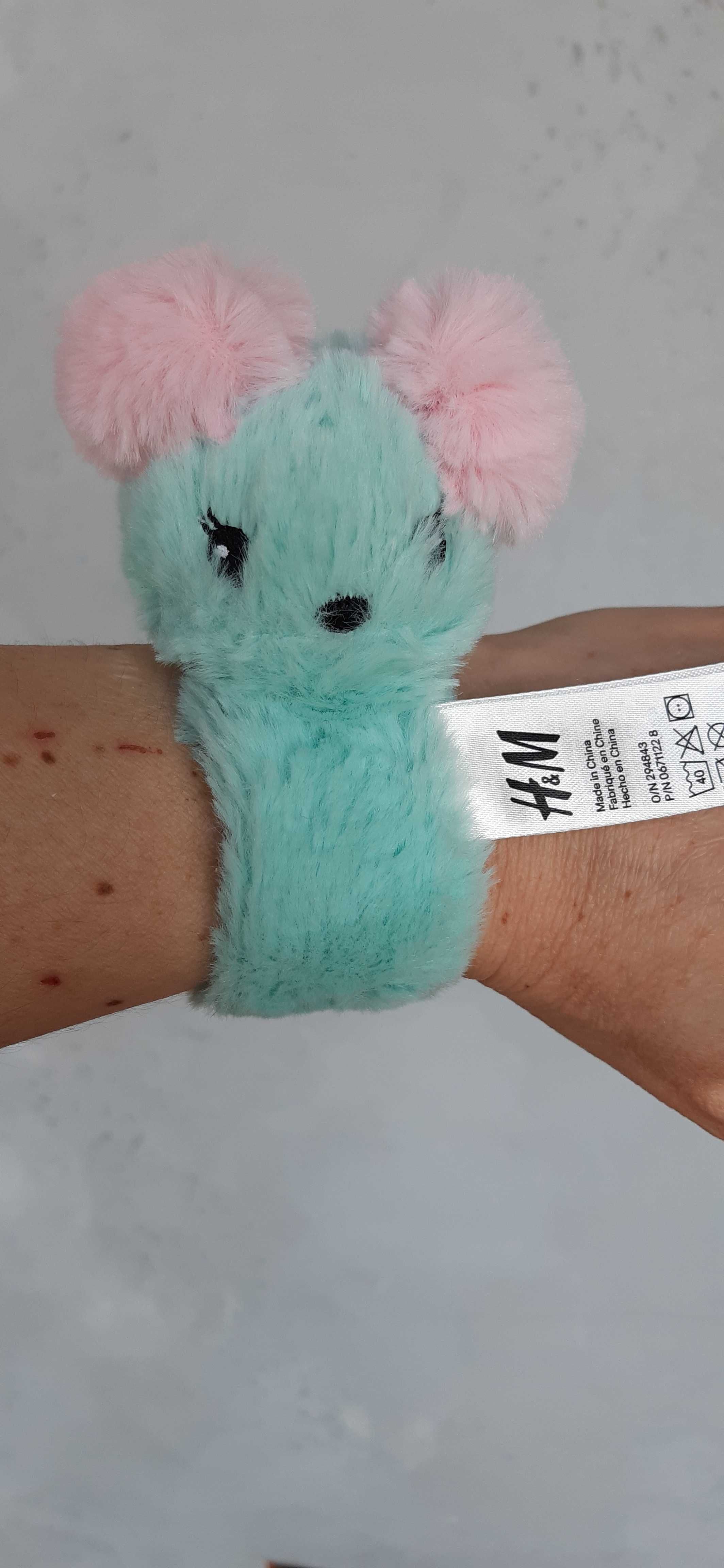 NOWE 2 pluszowe opaski na rękę H&M best friends