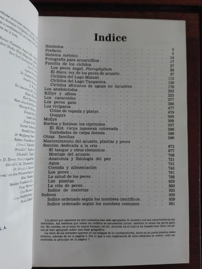 FANTÁSTICO "Mini Atlas Peces de Acuario de Agua Dulce" Dr Axelrod