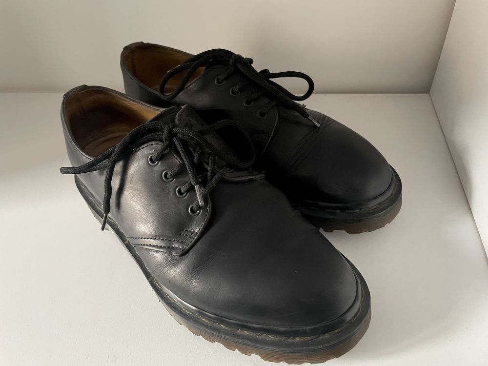 Czarne półbuty dr.Martens oryginalne skórzane do kostki 37,5