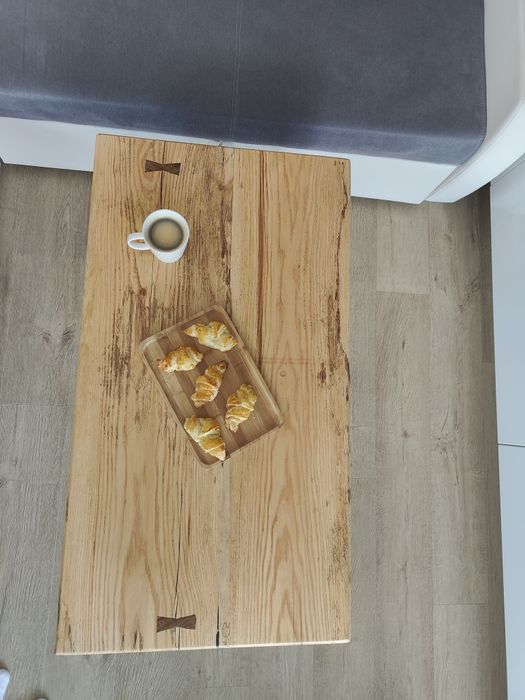 Stół z jesionu + nogi stalowe