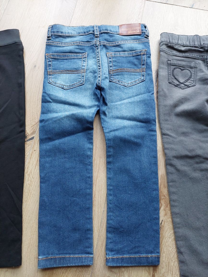 Denim Co. George 110  jeansy * rurki * jegginsy * zestaw 3 sztuk