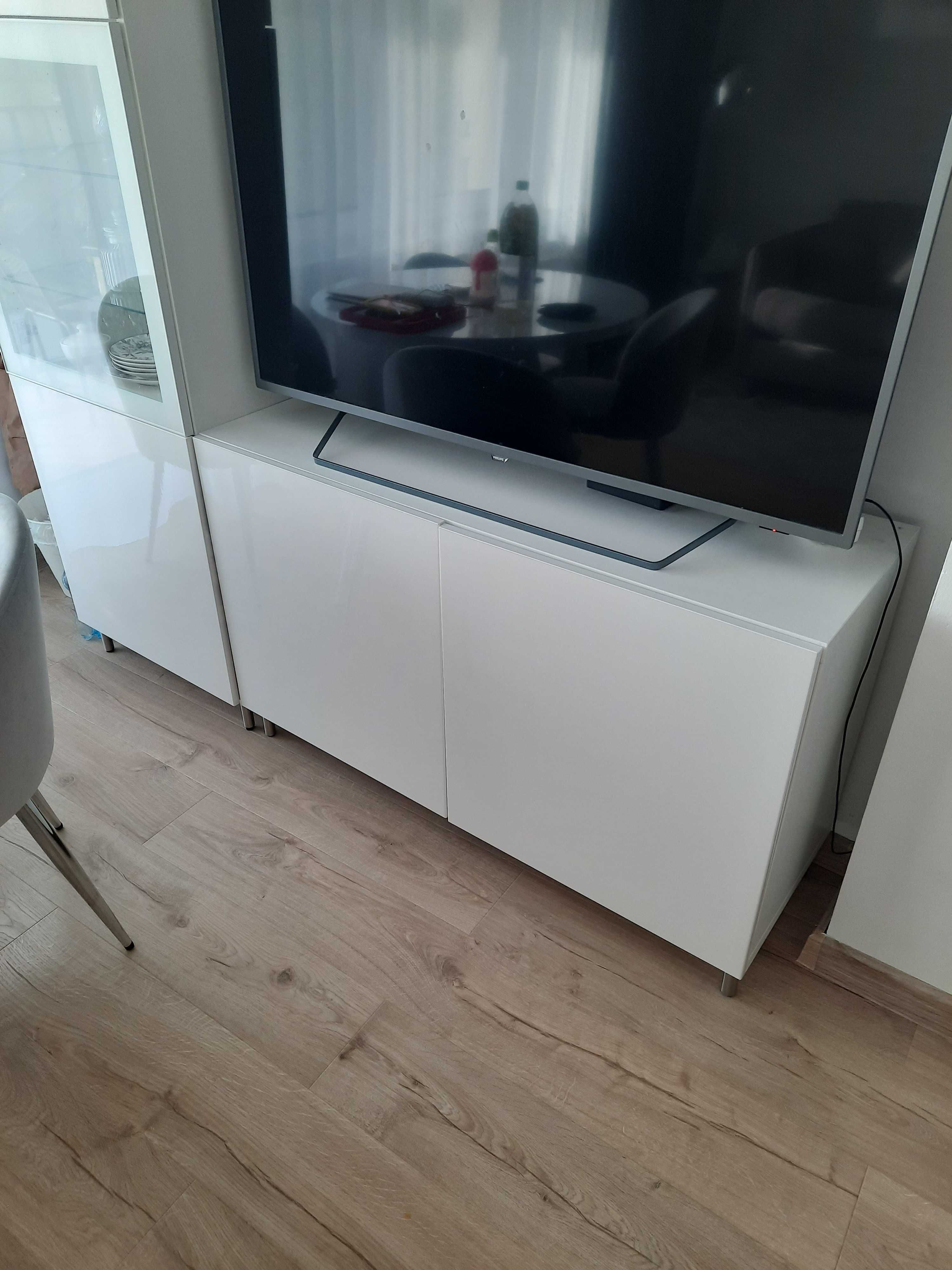 Besta Ikea kombinacja szafek tv witryna