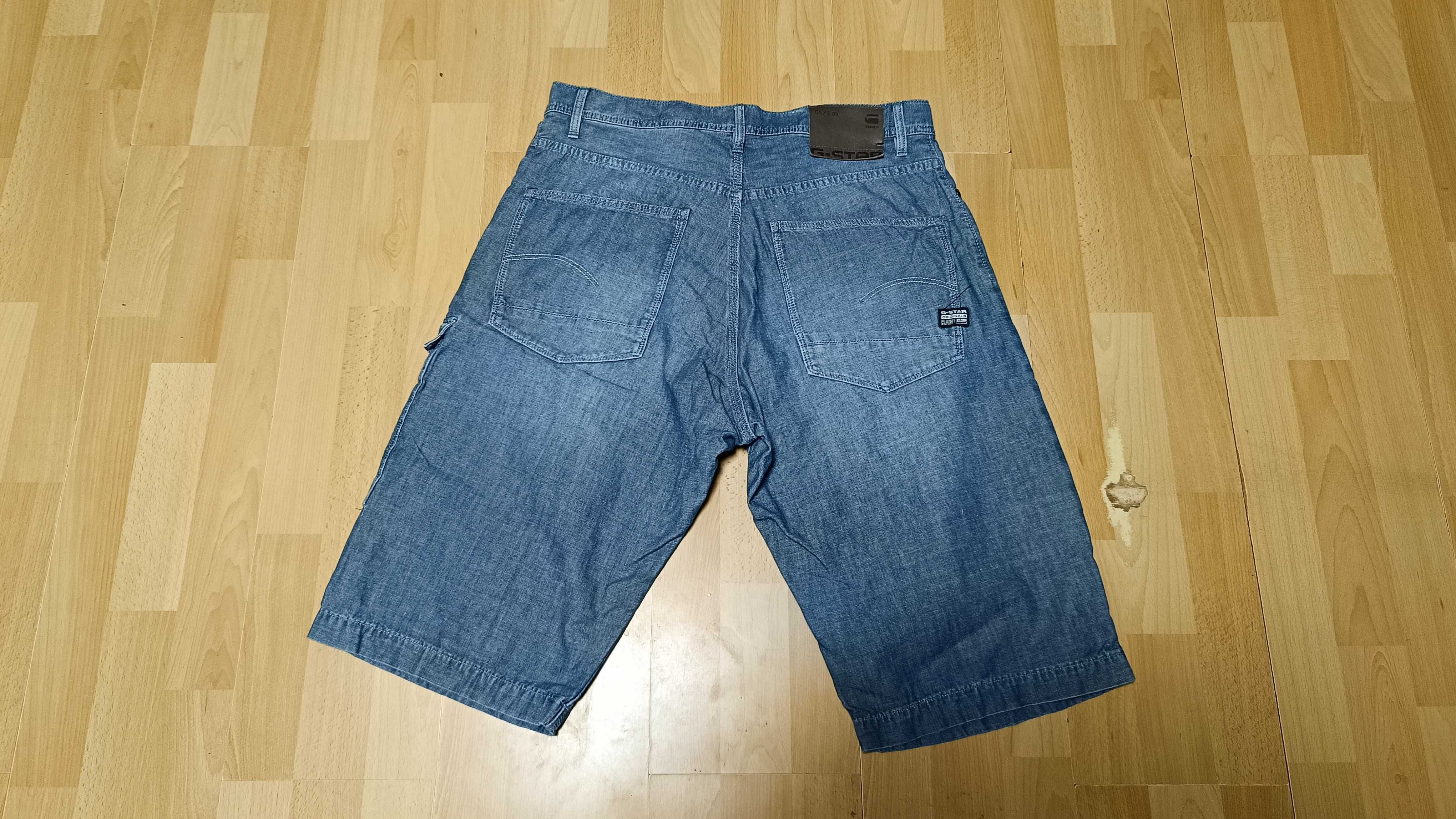 Męskie krótkie spodnie G-STAR RAW r.L stan bardzo dobry
