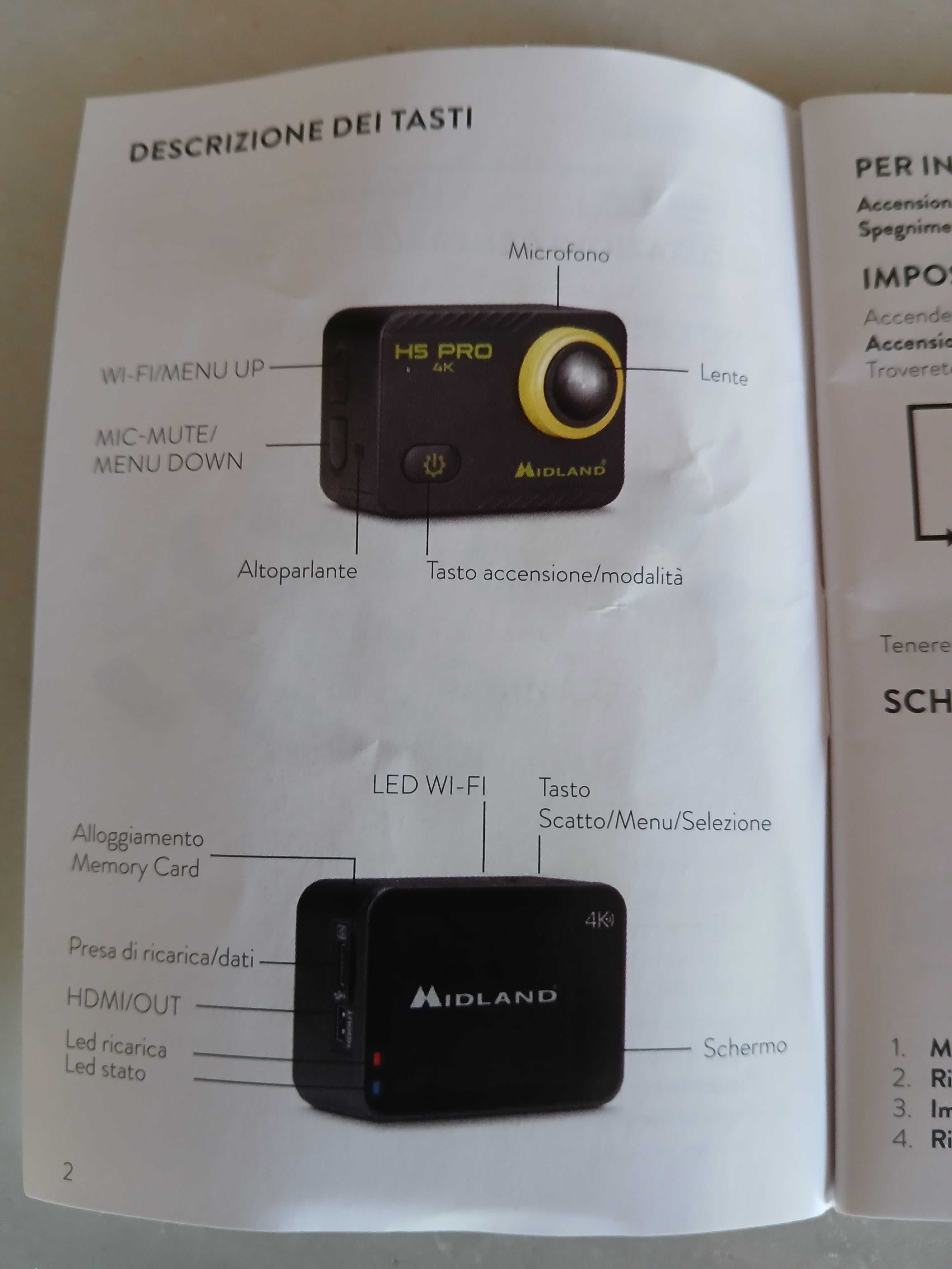 Camara 4kH5PROfimagem ate 30 metros debaixo de agua acima 60FPS