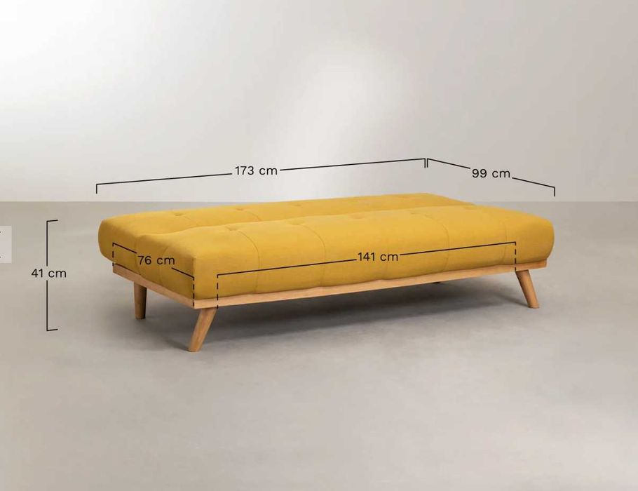 Sofa cama Sklum verde
