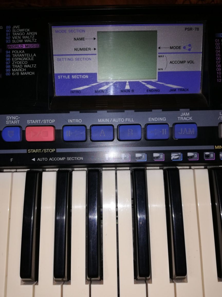 Keyboard Yamaha PSR-78