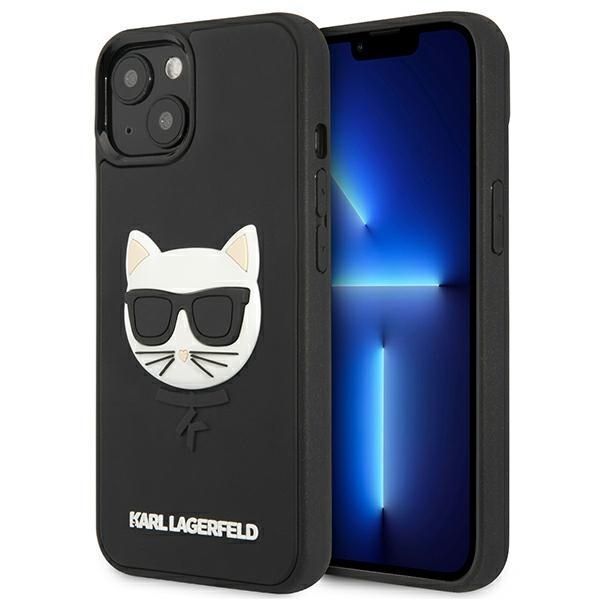 Etui Karl Lagerfeld 3D Rubber do iPhone 13 Mini, Czarny