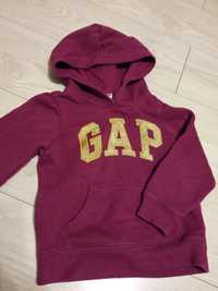 Bluza GAP z kapturem bordowa roz. 104