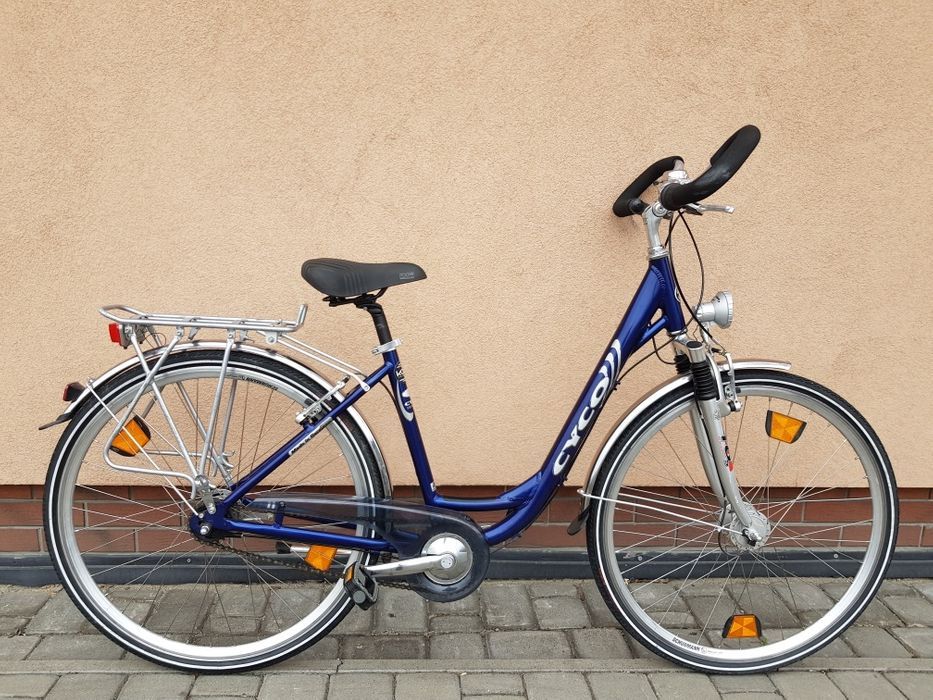 Damka CYCO koła 28 cali SHIMANO ALUMINIUM dynamo jak nowa WYSYŁKA