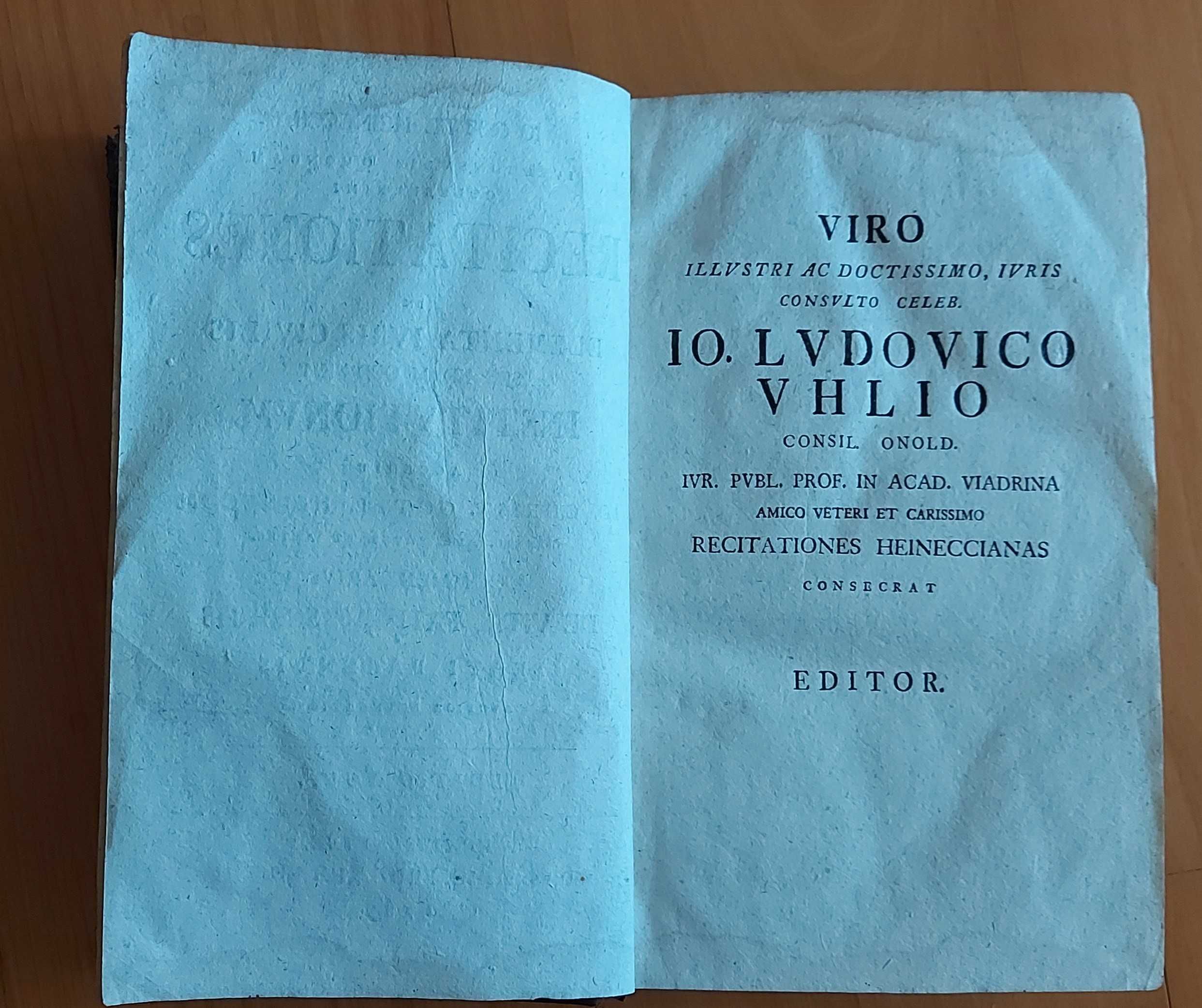 Livro antigo de 1815