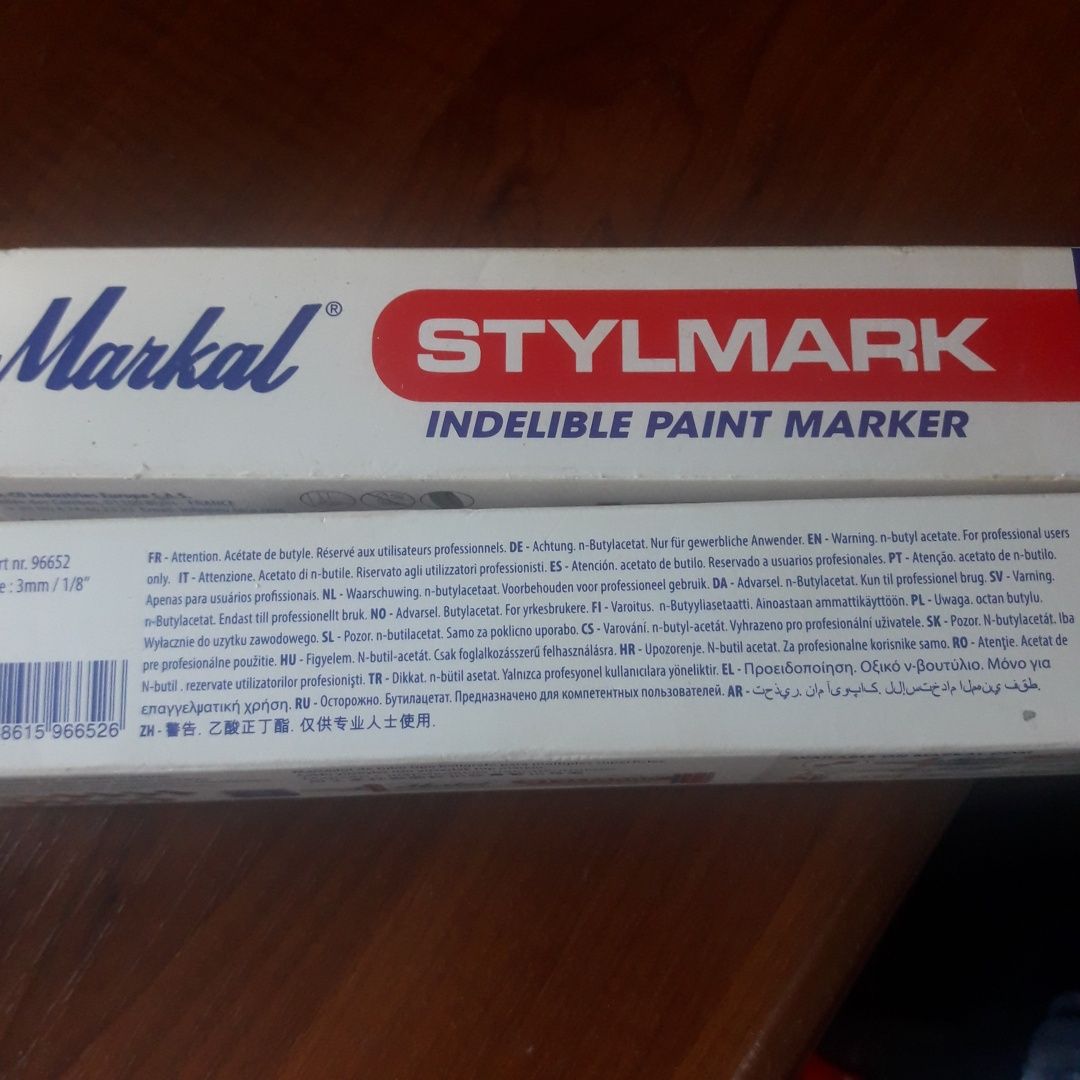 Маркер по металу stylmark 3 mm