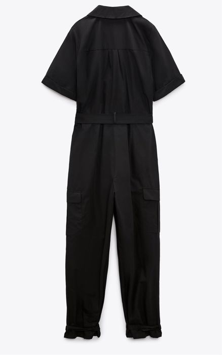 ZARA kombinezon klasyczny czarny bawełna S