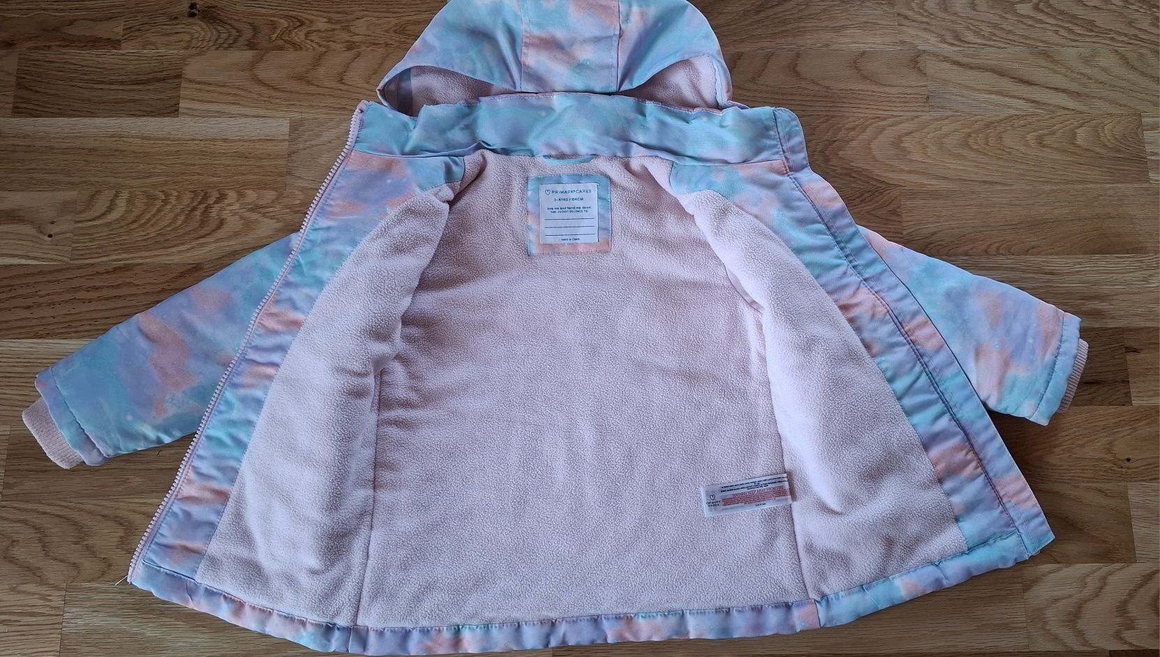Primark kurtka przejściowa na polarze r. 104