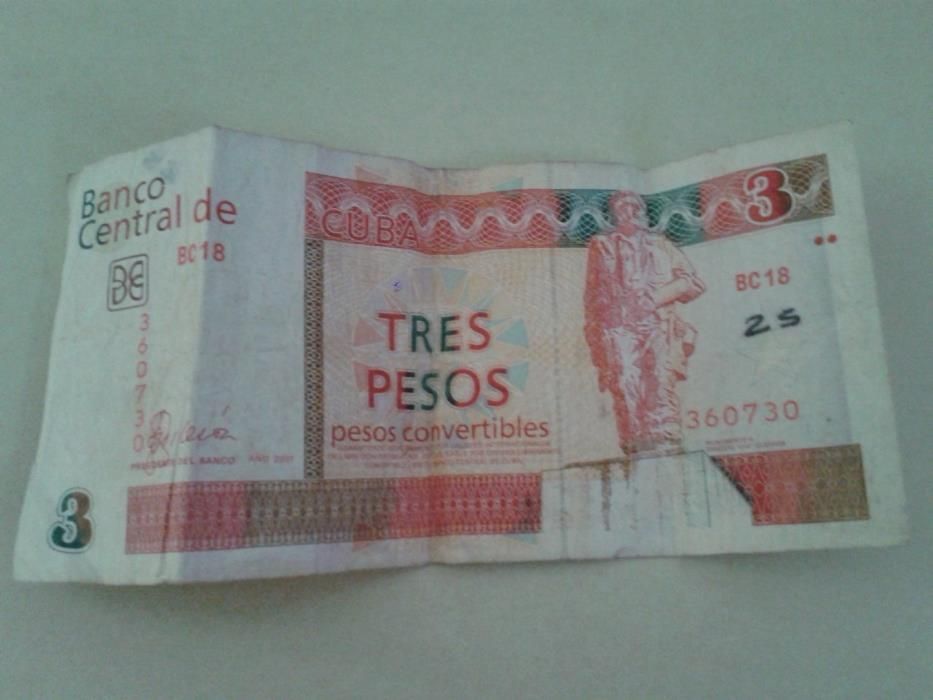 Nota de Cuba - Pesos Convertíveis "Che Guevara"