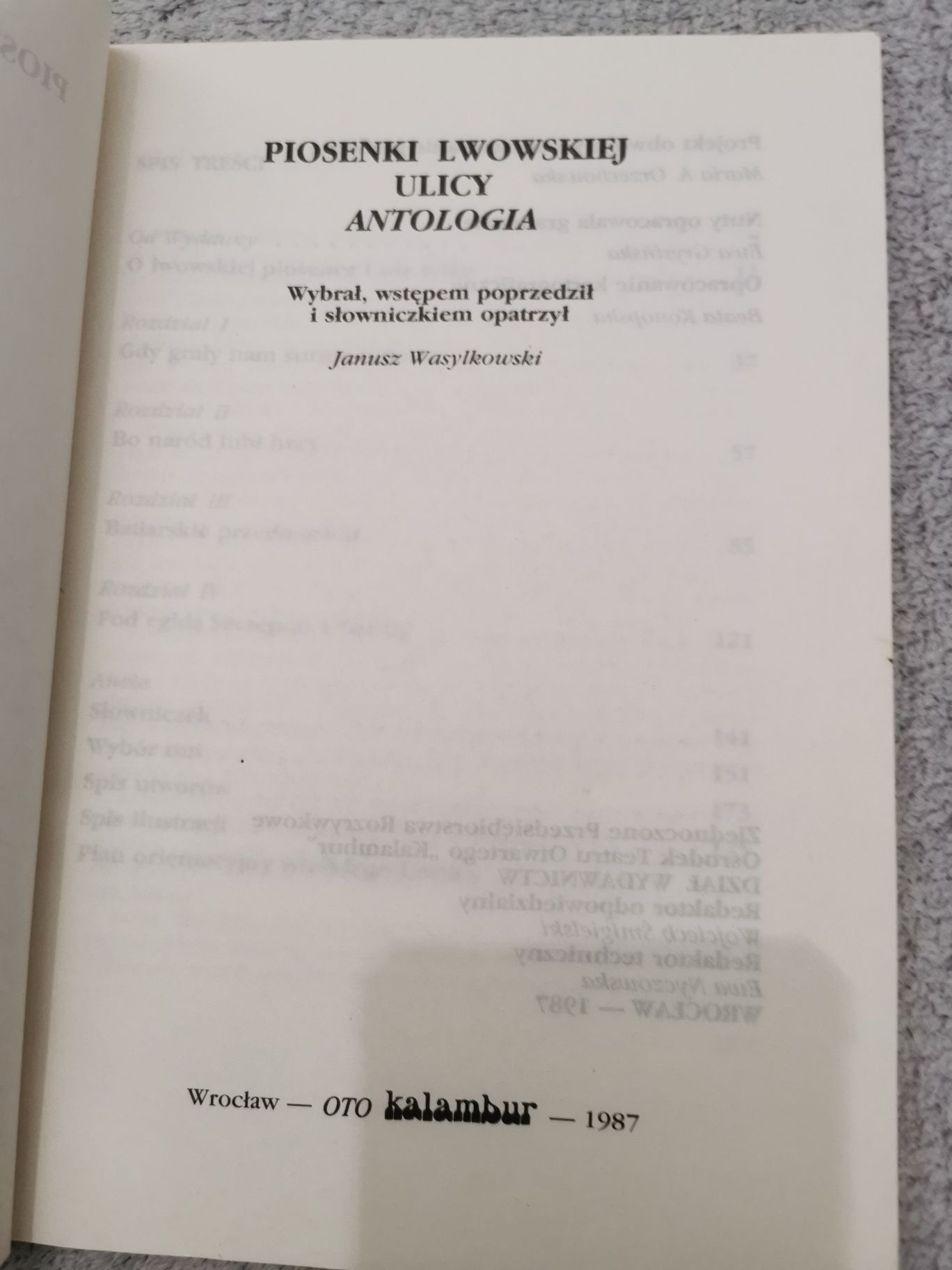 Antologia Piosenki Lwowskiej Ulicy