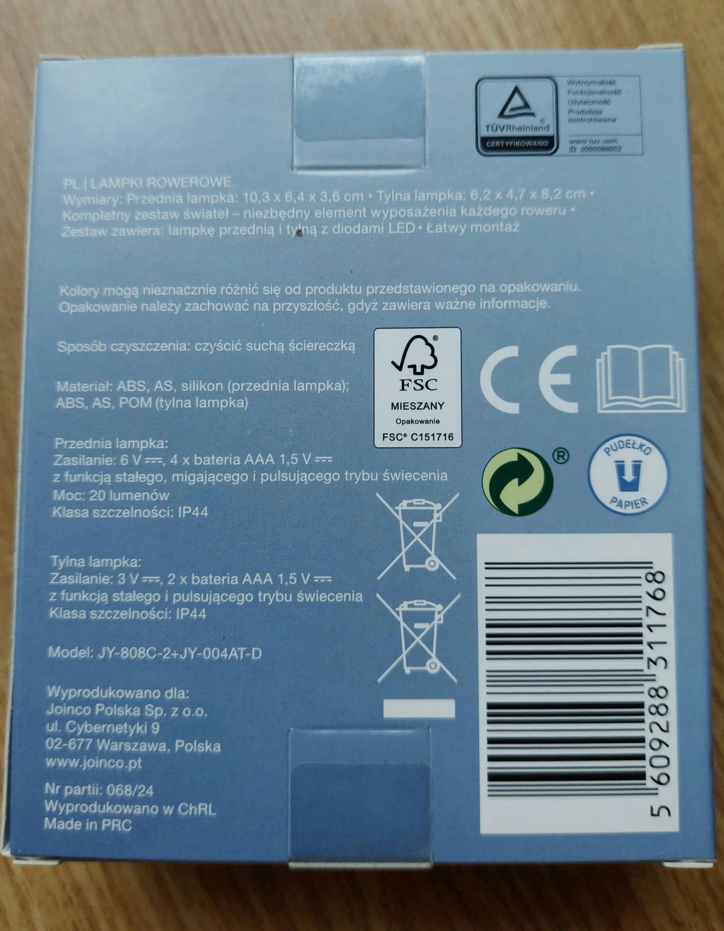 Nowe Lampki rowerowe Seven for Seven