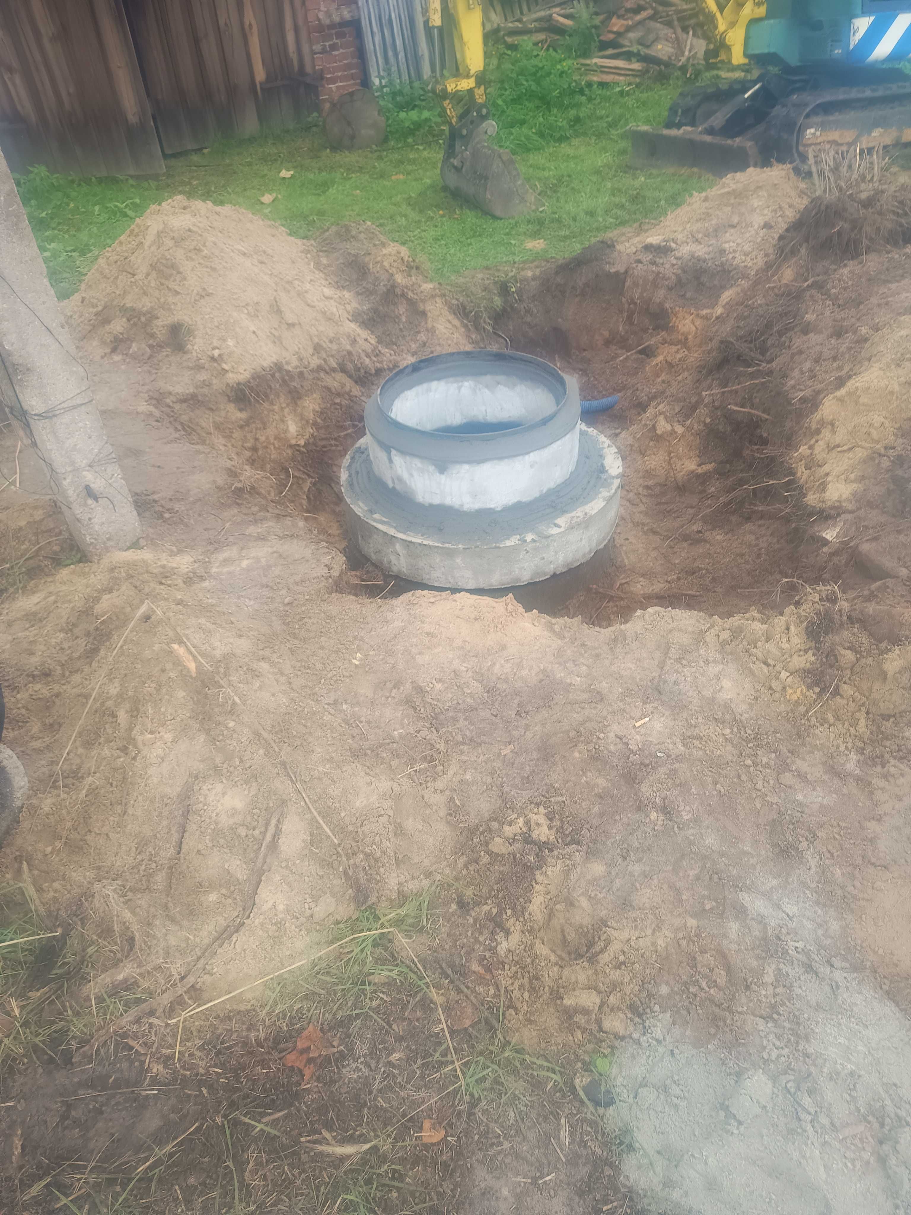 Kopanie studni, czyszczenie, pogłębienie, studnie chłonne