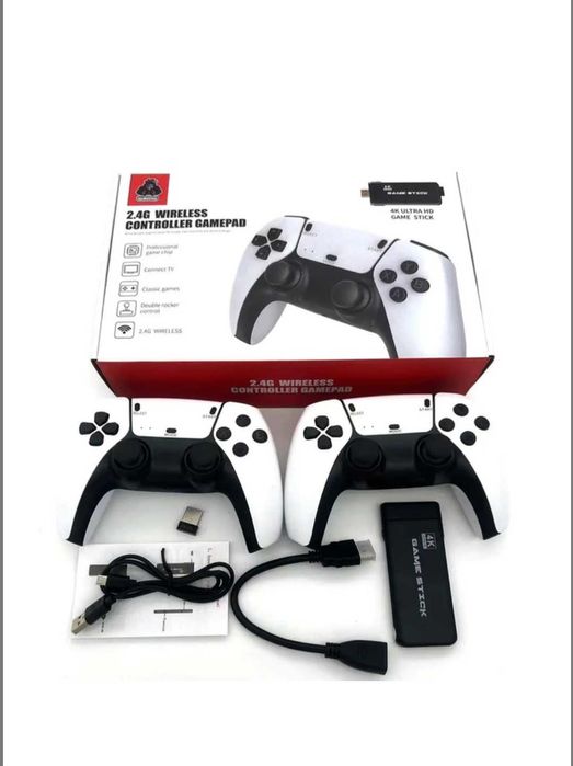 Нова ігрова консоль Game Stick 4K! Хіти Dendy, Sega, PlayStation 1!