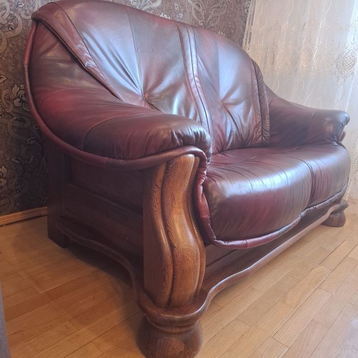 Комплект/поштучно шкіряних диванів преміум якості