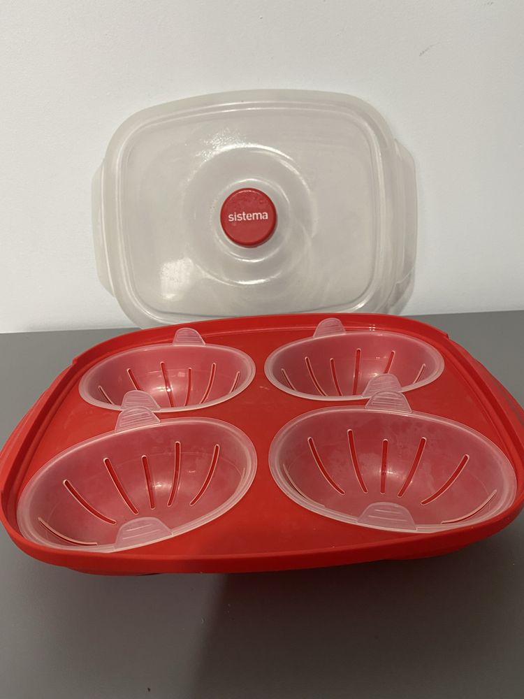 Sistema Microwave urządzenie do robienia jajek na 4 jajka