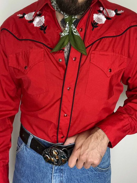 NOWA apaszka wild rag bandana oliwkowa ciemnozielona męska damska USA