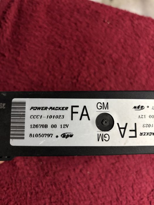 Sterownik otwierania dachu astra bertone cabrio