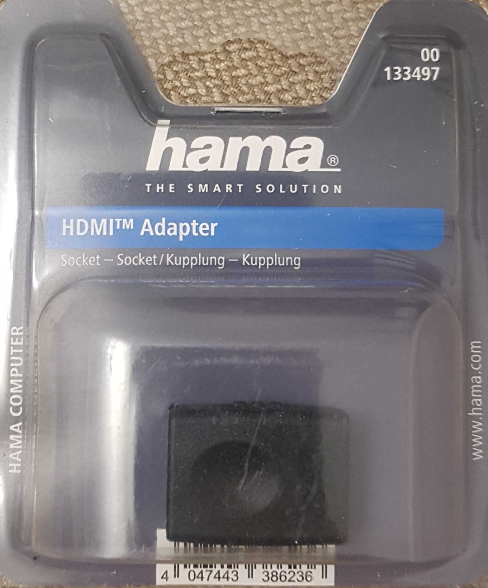 Adapter HAMA HDMI gniazdo - HDMI gniazdo