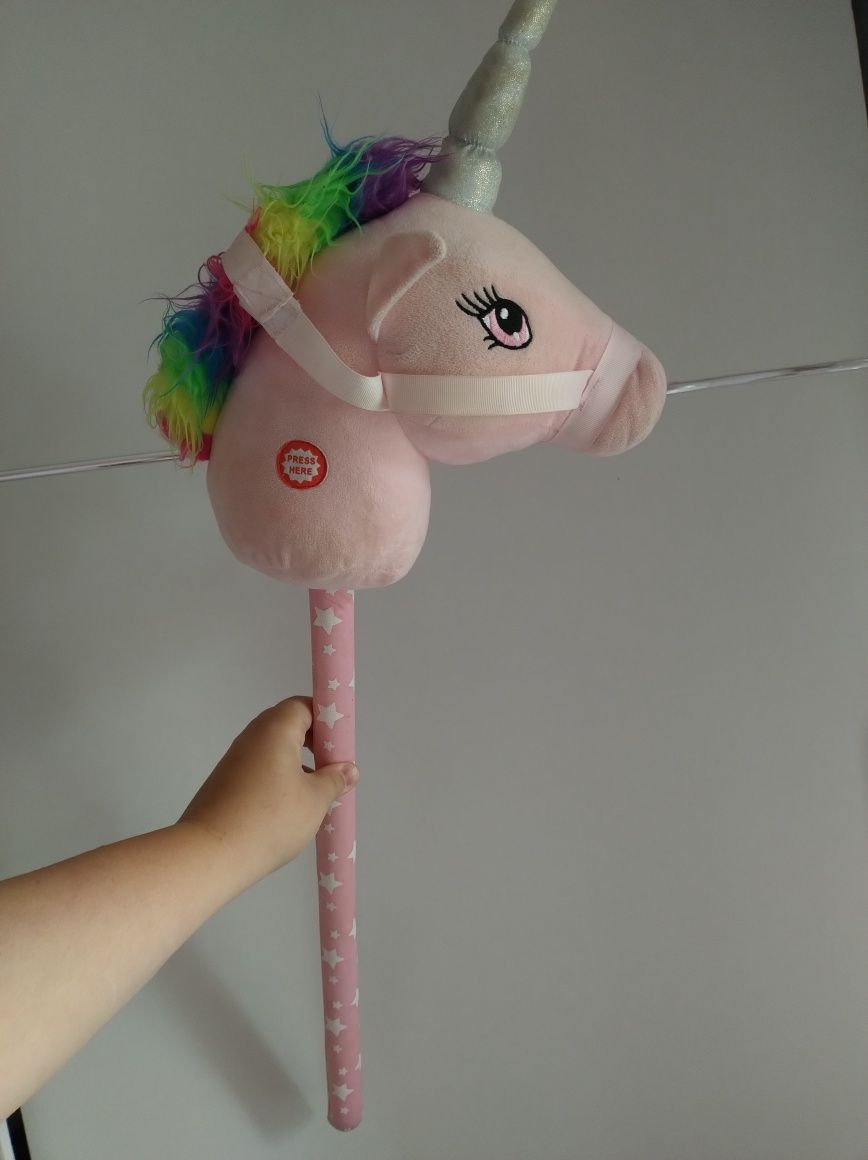 Koń na patyku hobby horse dla dzieci