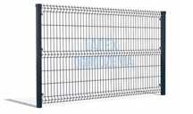 Panel 3D wys. 153cm, ogrodzenie panelowe, czarny