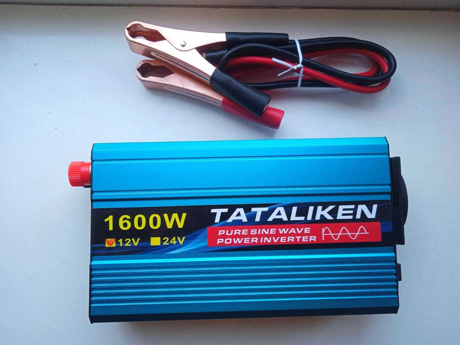 Инвертор Tataliken 1600 Вт, 12/220 В, чистый синус
