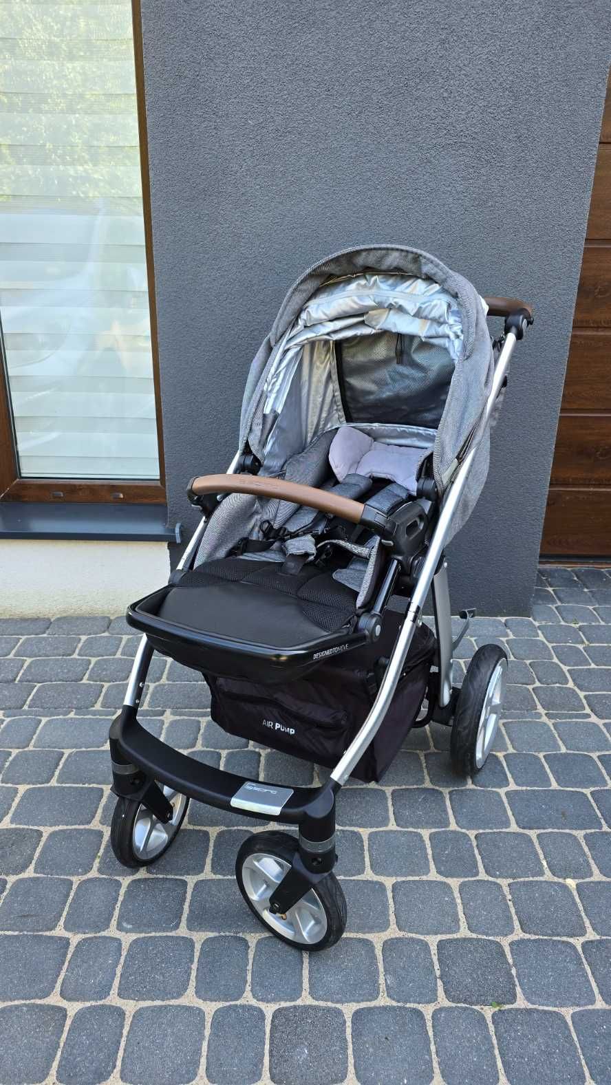 Wózek Espiro Next, pompowane koła.