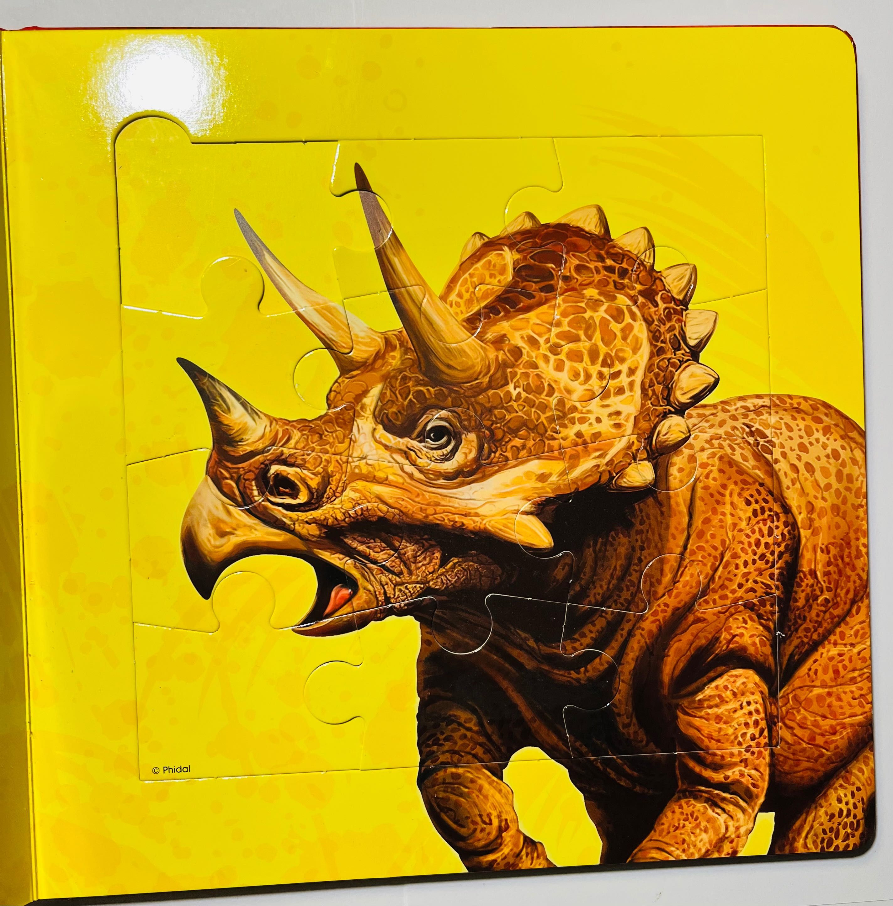 Lubię dinozaury książka z puzzlami