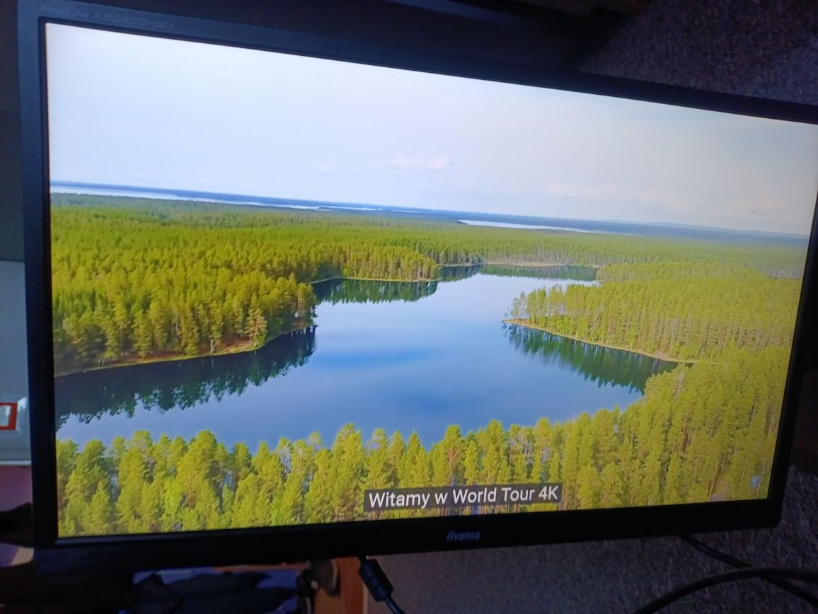 Monitor 24  Iiyama XB2483HSU. Głośniki