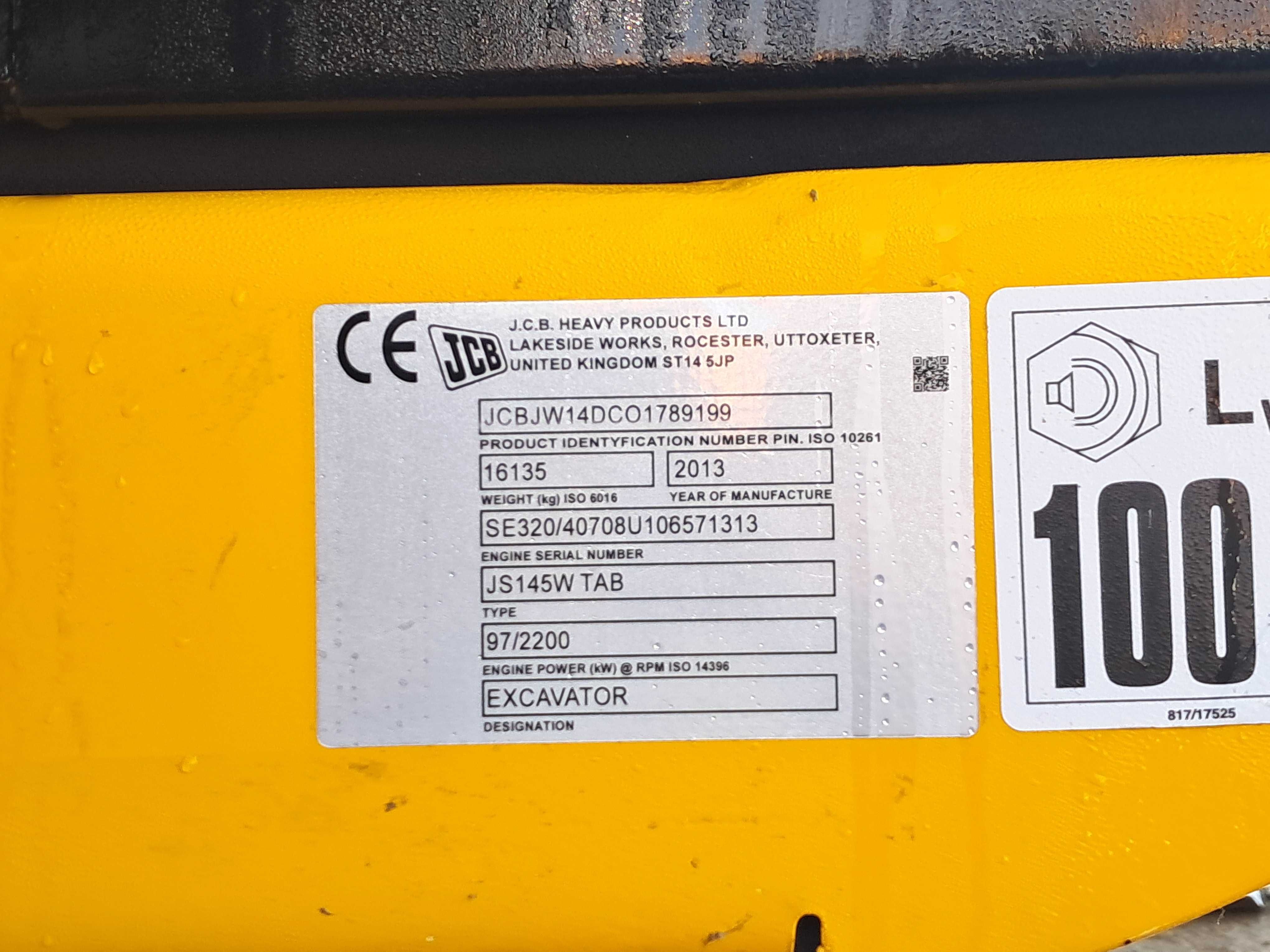 Koparka Kołowa JCB JS 145 / 16t! / 13r! / JS 160 liebherr 314 316