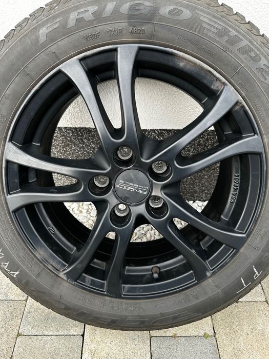 Felgi ANZIO Turn Black + Opony zimowe Dębica Frigo HP2 - Zestaw!