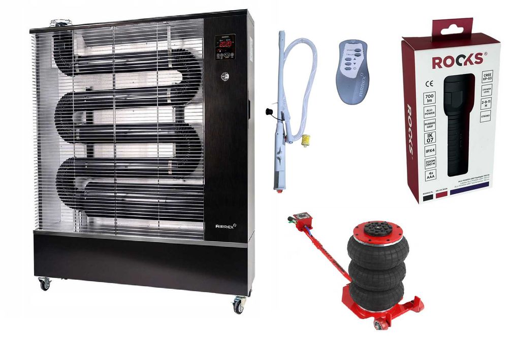 Nagrzewnica olejowa na podczerwień AIRREX AH-800i MOC 22KW PILOT WIFI