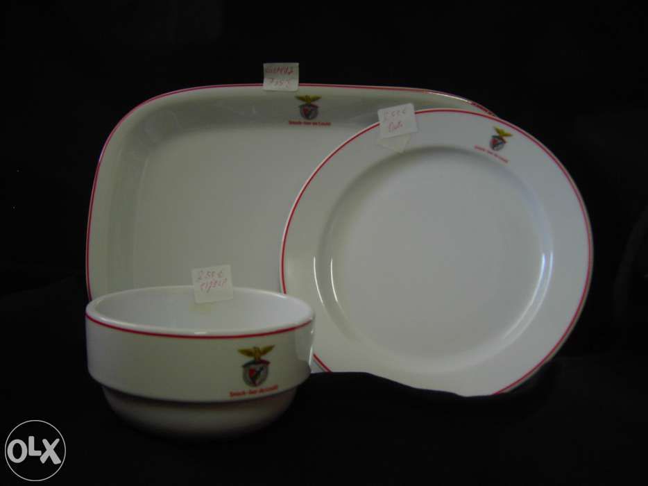tigela sopa, travessa, prato snack-bar Benfica