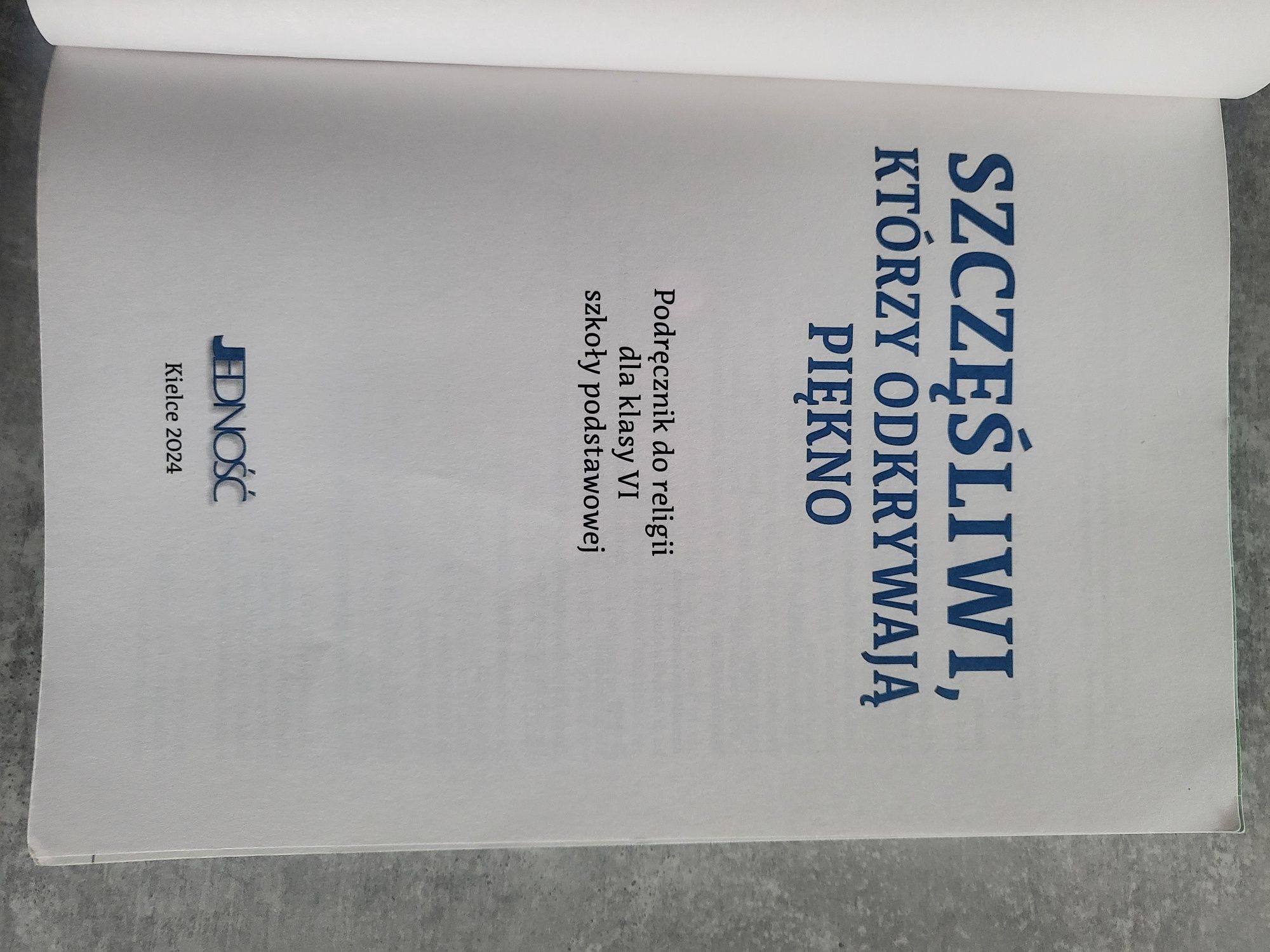 Podręcznik do religii. Klasa 6