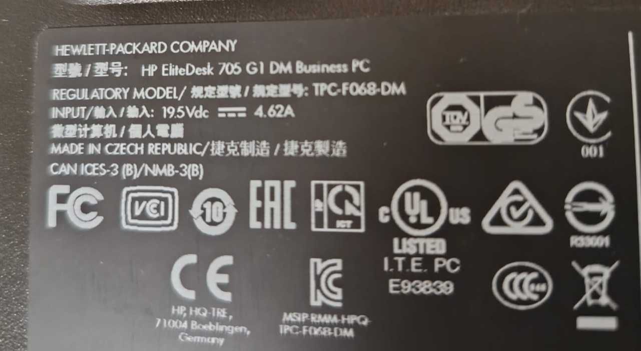 HP EliteDesk 705 G1 - Mini desktop