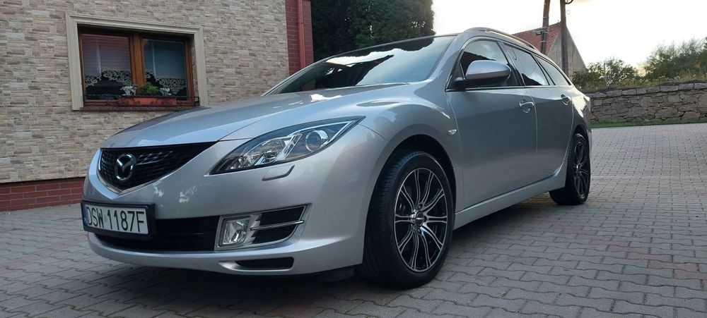 Mazda 6 2.0 LPG Webasto Skóry Pamięć Serwis PERFEKCYJNY STAN